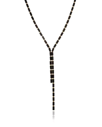 NOIR LUXE LARIAT PREMIUM NECKLACE - LIMITED EDITION