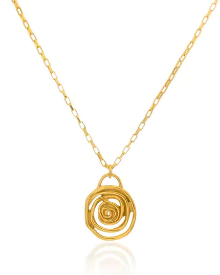 SPIRAL EMBRACE PENDANT