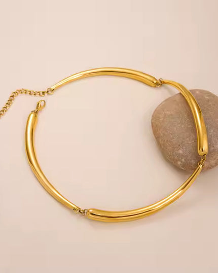 GOLDEN FLOW CHOKER - NECKLACE