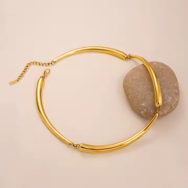 GOLDEN FLOW CHOKER - NECKLACE