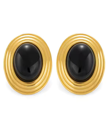 ROYAL OVAL STUDS - EARRINGS