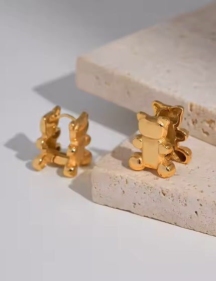 TEDDY CHARM EARRINGS